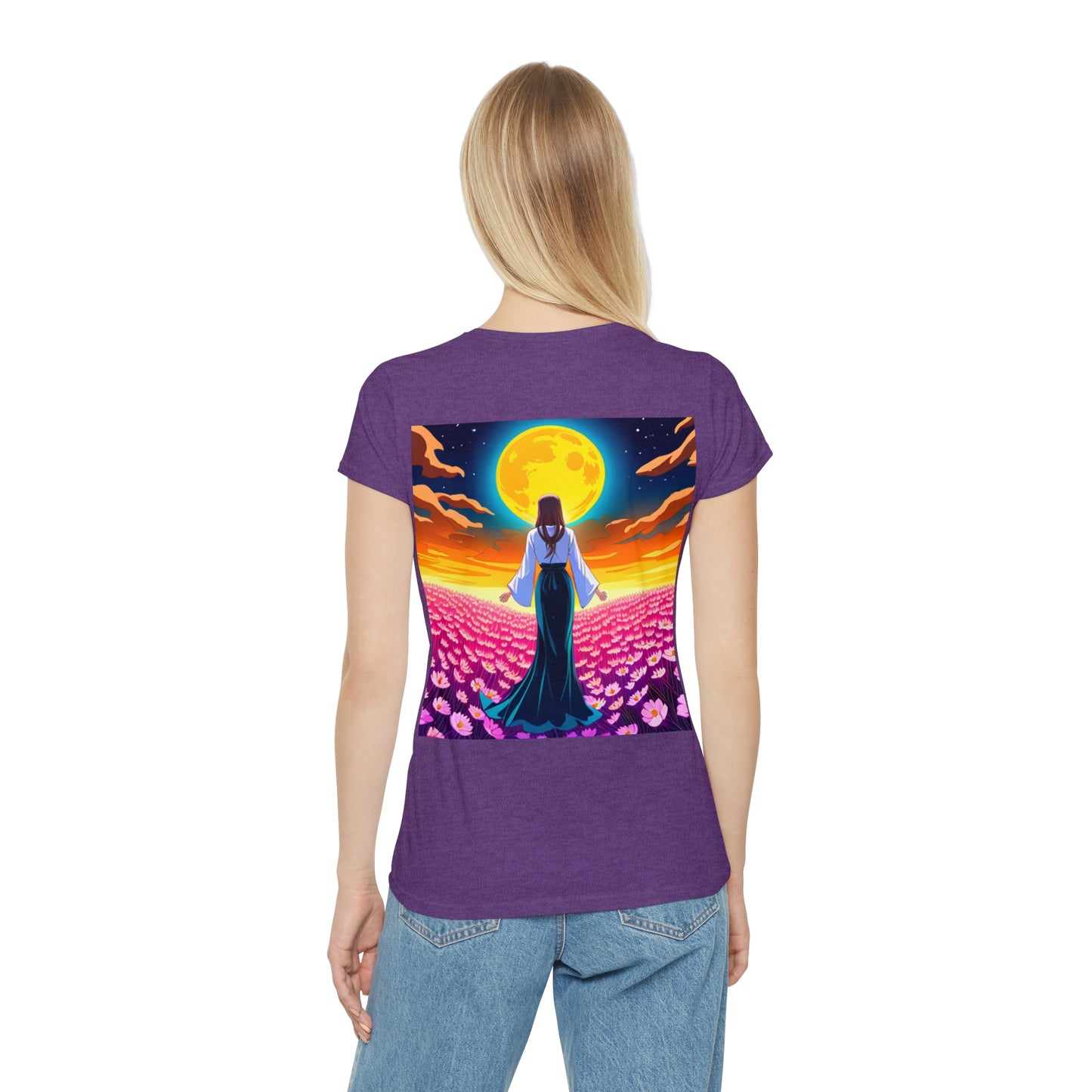 Blooming Radiance Women's Tee: Embrace Your Journey to Self-Love