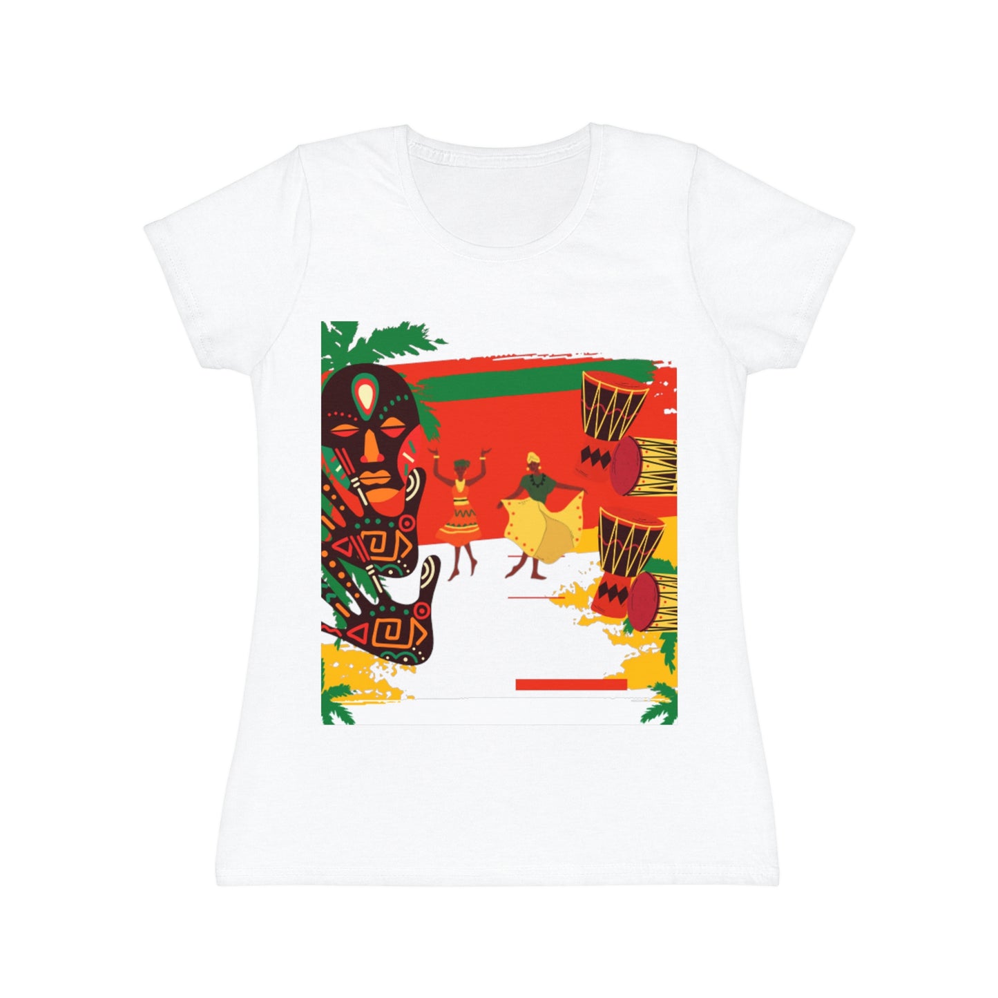Radiant Caribbean Celebration Tee: Vibrant & Empowering