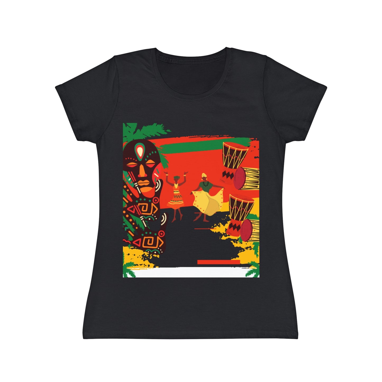 Radiant Caribbean Celebration Tee: Vibrant & Empowering