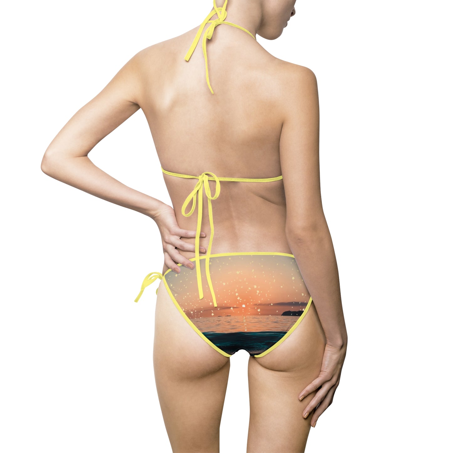 Starry Sands Strappy Bikini: Embrace Your Beach Goddess Vibe