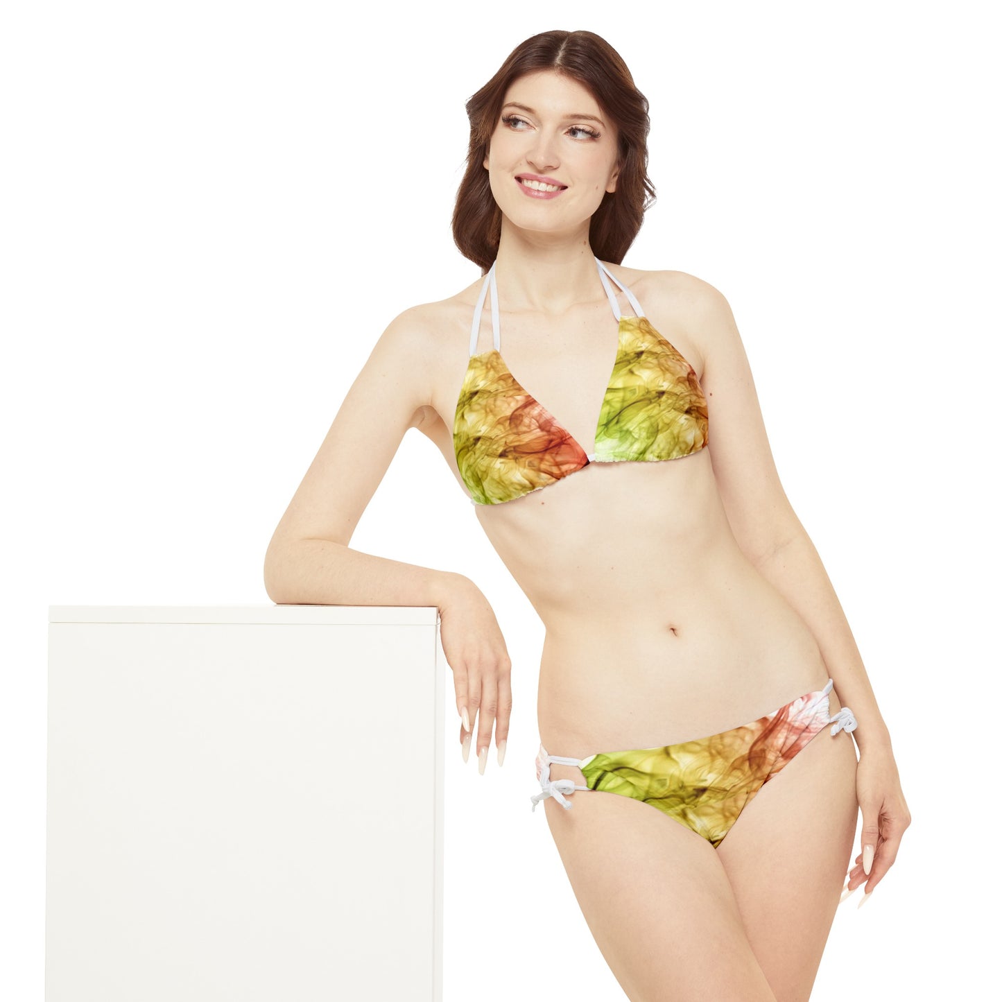 Radiant Goddess Strappy Bikini: Embrace Your Feminine Power