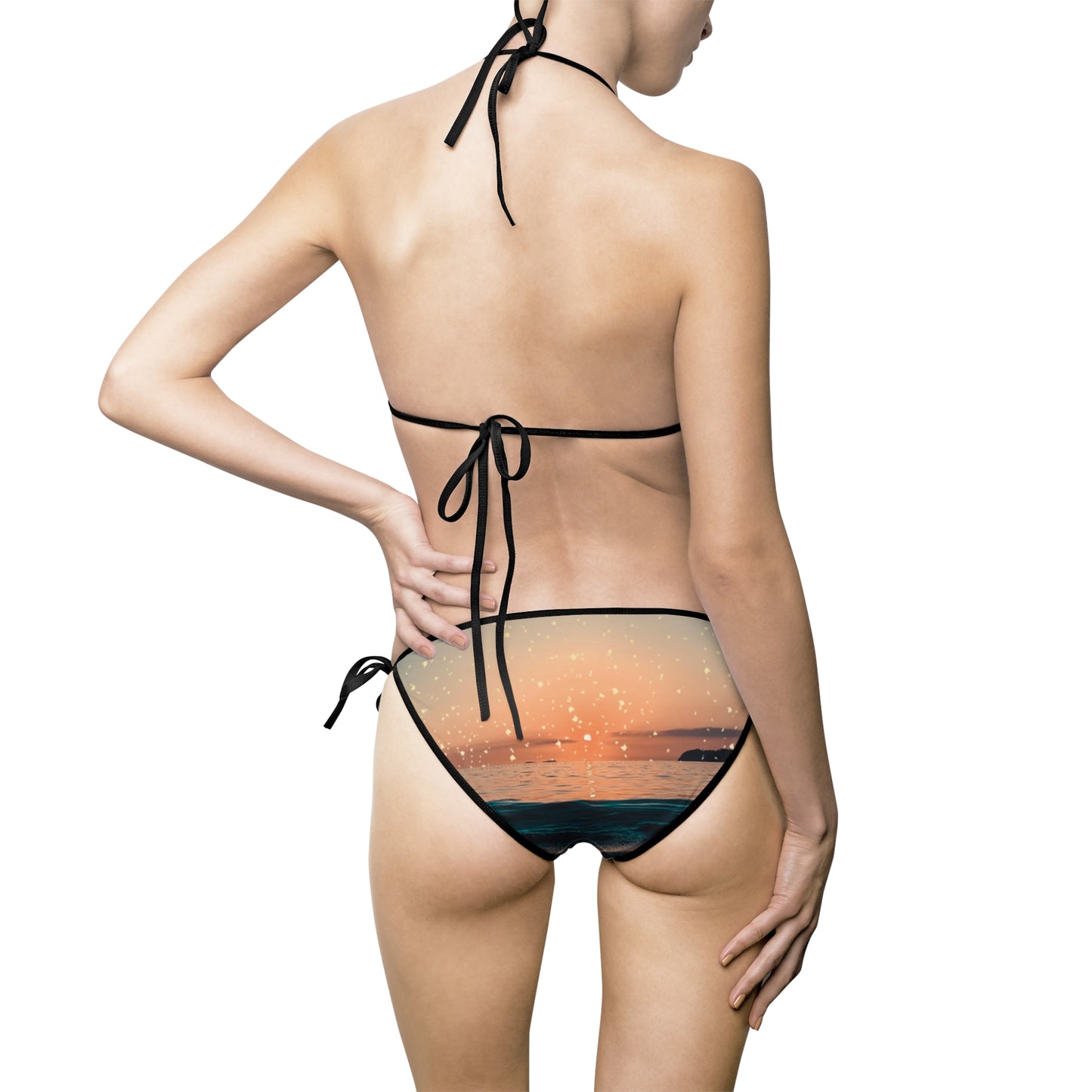 Starry Sands Strappy Bikini: Embrace Your Beach Goddess Vibe