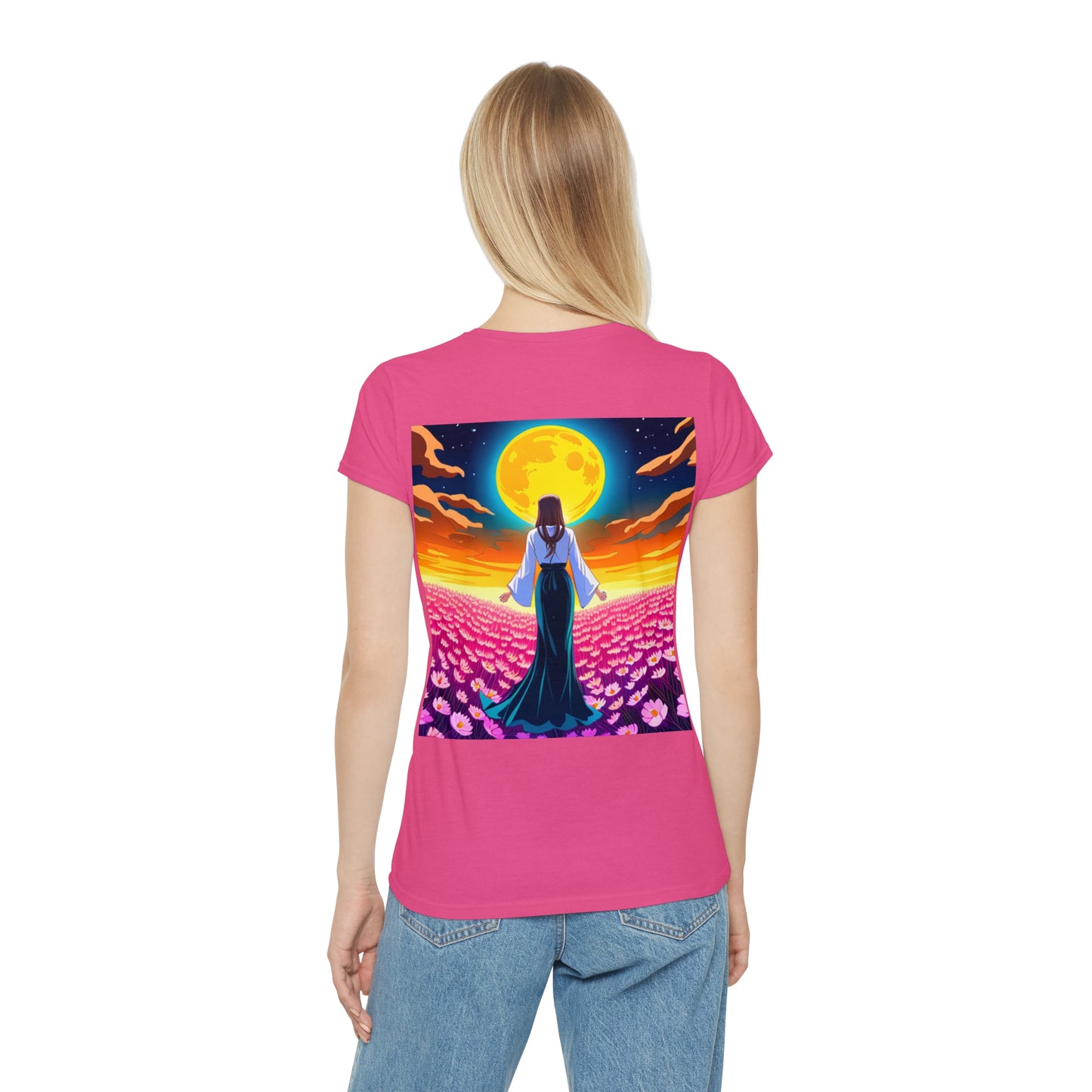 Blooming Radiance Women's Tee: Embrace Your Journey to Self-Love