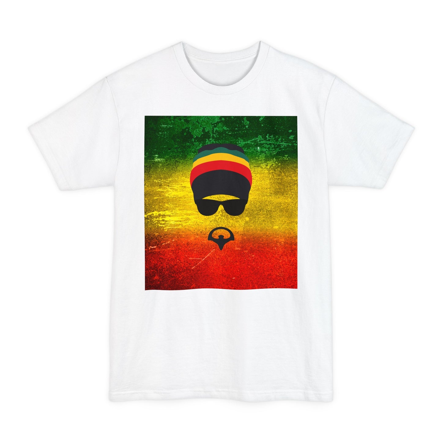 Unisex Tall Beefy-T® T-Shirt, Unique Rasta Design Tall T-Shirt