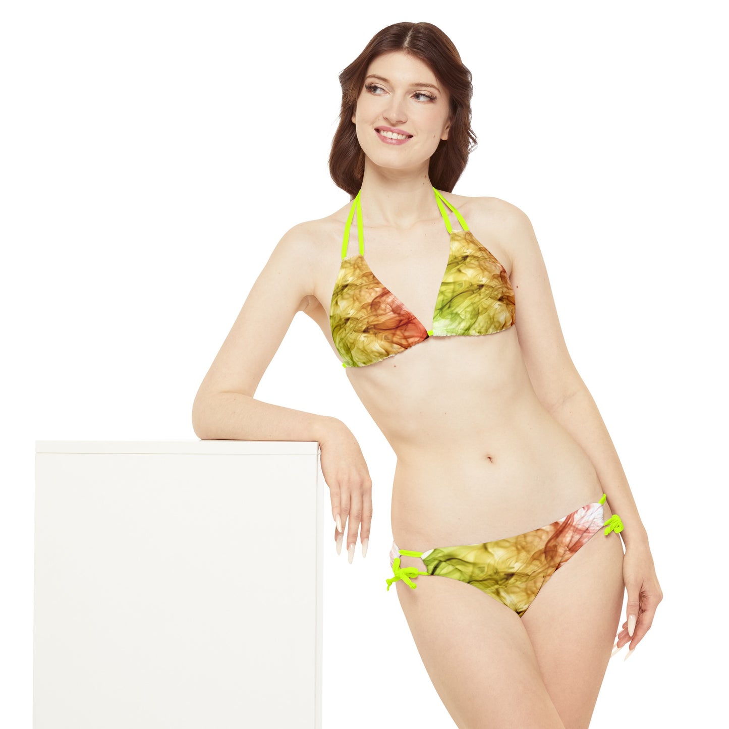 Radiant Goddess Strappy Bikini: Embrace Your Feminine Power