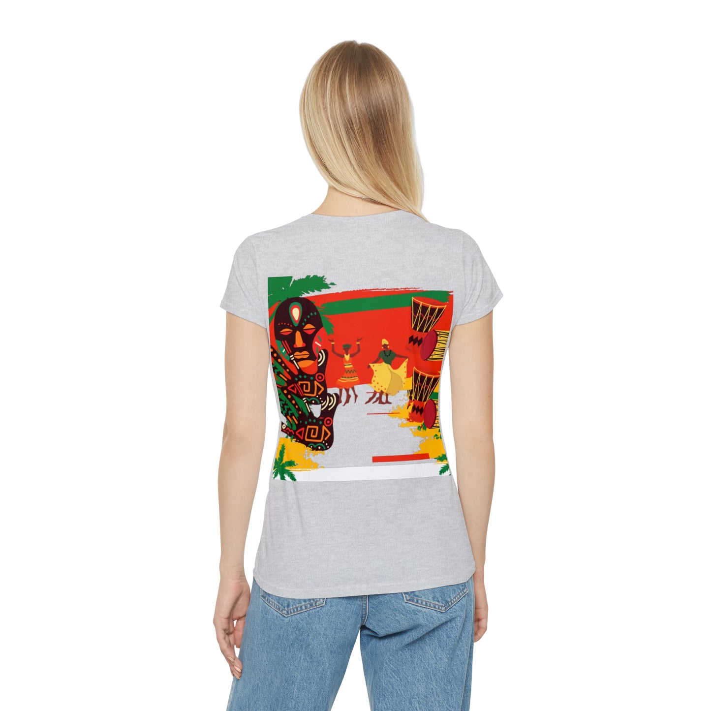 Radiant Caribbean Celebration Tee: Vibrant & Empowering