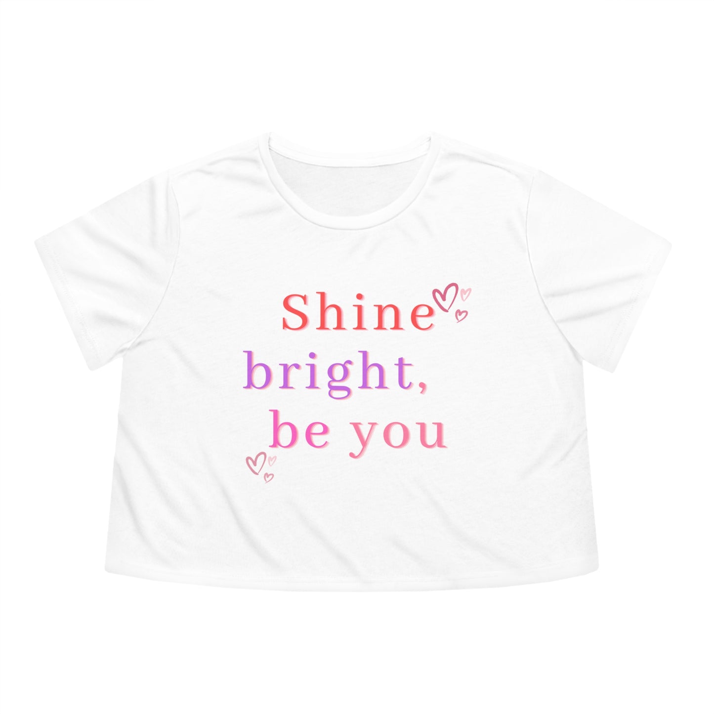Shine Bright Be You Flowy Tee: Embrace Your Radiant Journey