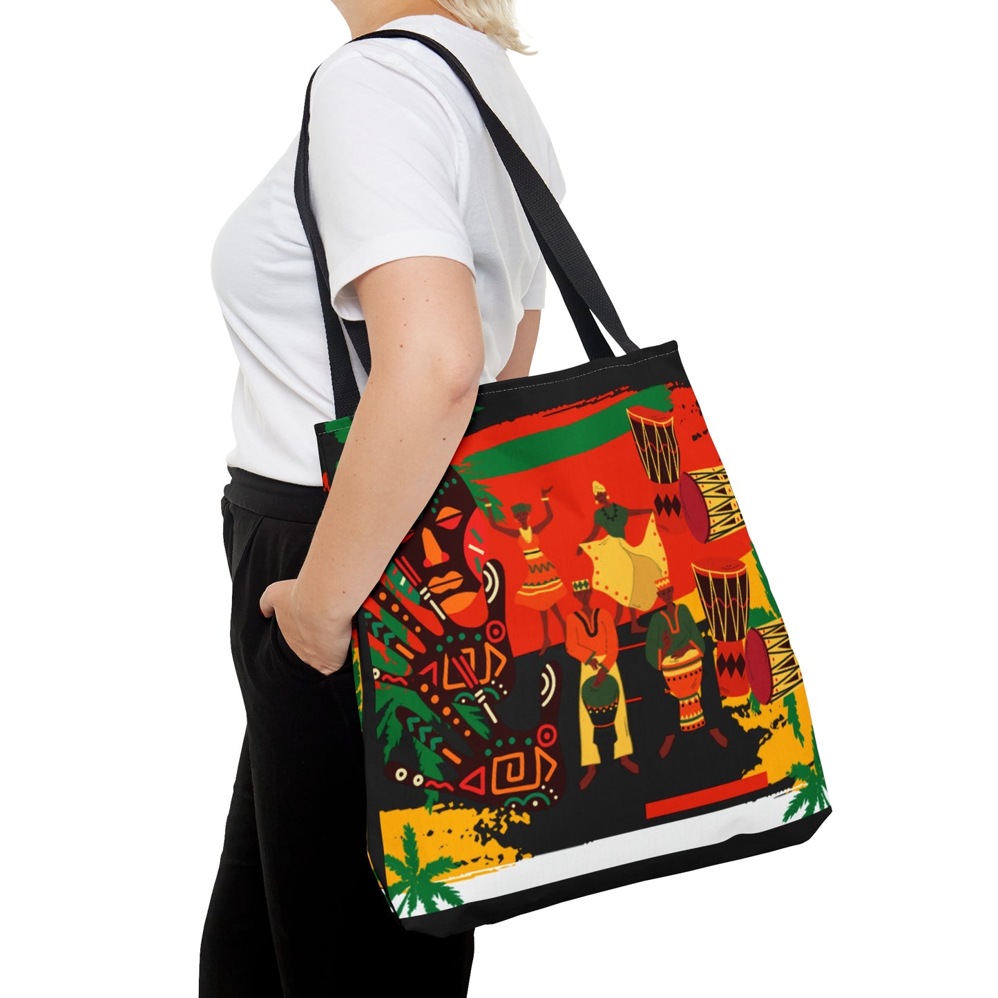 Cultural Fusion Empowerment Tote: Celebrate Afro-Caribbean Heritage