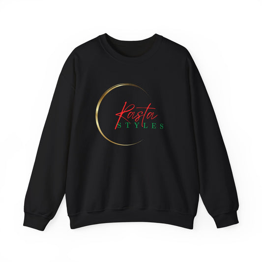 Unisex Heavy Blend Crewneck Sweatshirt, Jamaican Colors Sweatshirt, Rasta Colors Sweatshirt, Colorful Swetshirt