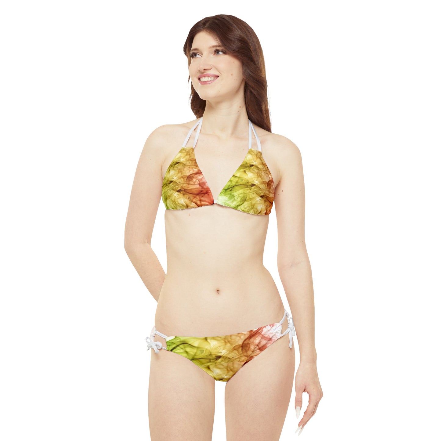 Radiant Goddess Strappy Bikini: Embrace Your Feminine Power