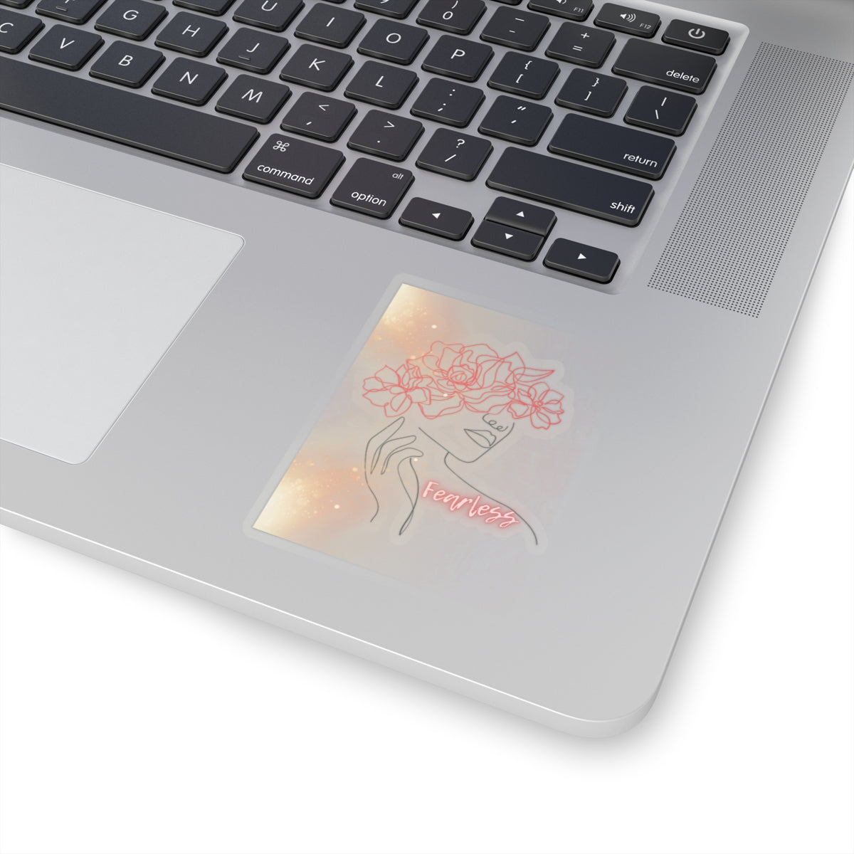 Floral Fearless Female Sticker