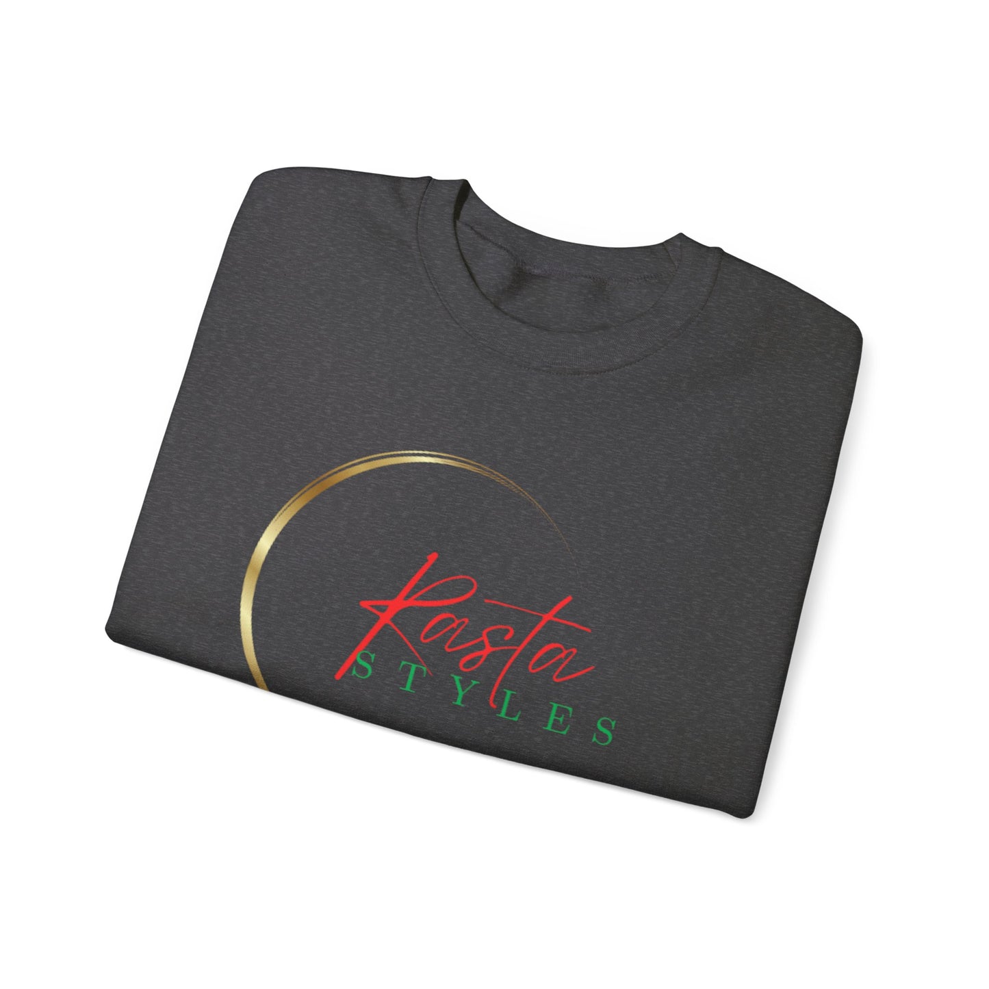 Unisex Heavy Blend Crewneck Sweatshirt, Jamaican Colors Sweatshirt, Rasta Colors Sweatshirt, Colorful Swetshirt