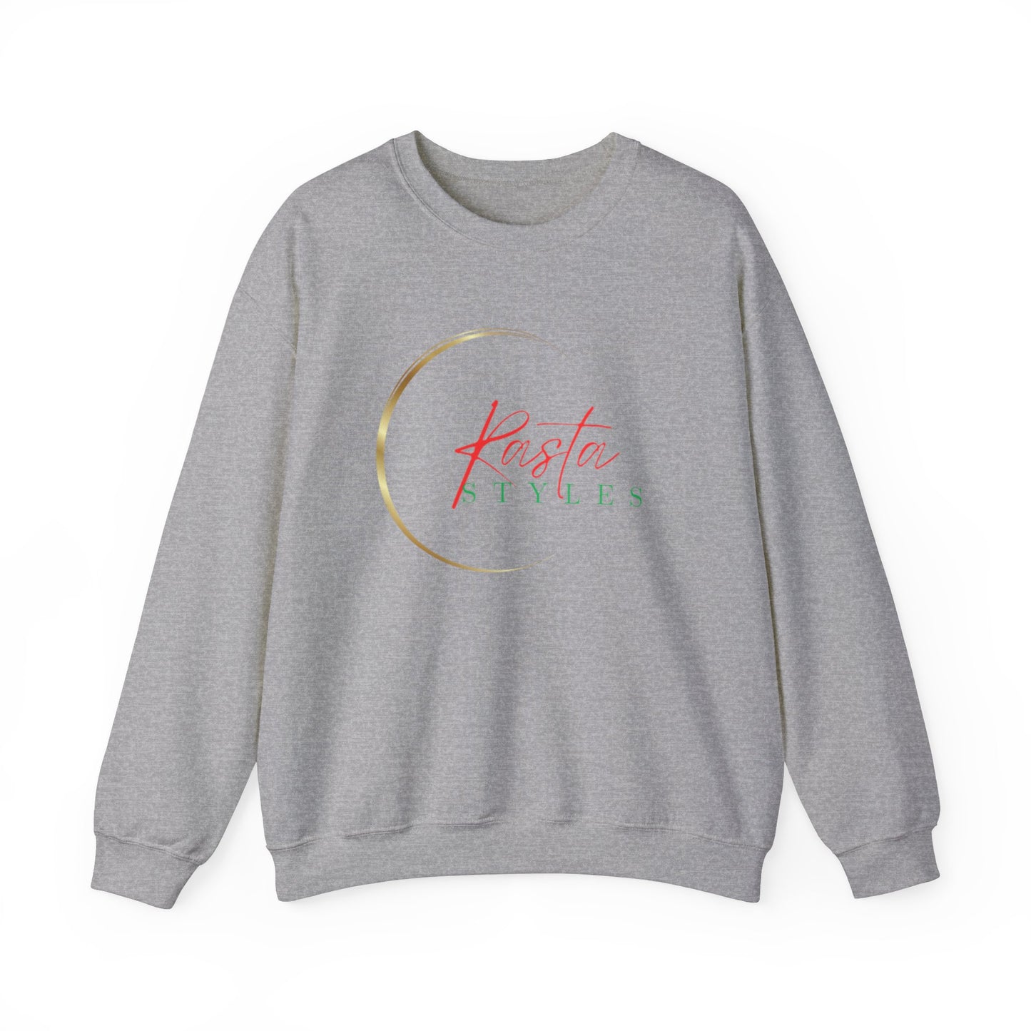 Unisex Heavy Blend Crewneck Sweatshirt, Jamaican Colors Sweatshirt, Rasta Colors Sweatshirt, Colorful Swetshirt