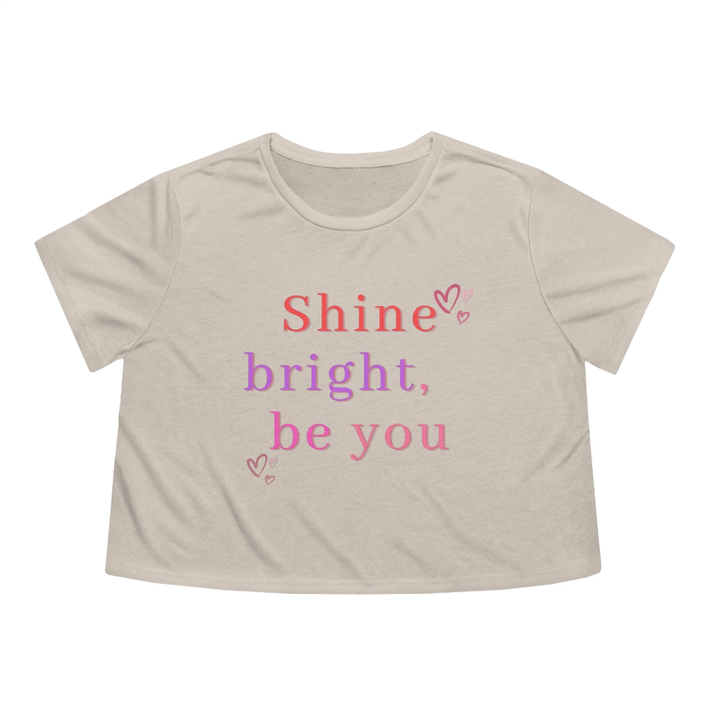 Shine Bright Be You Flowy Tee: Embrace Your Radiant Journey