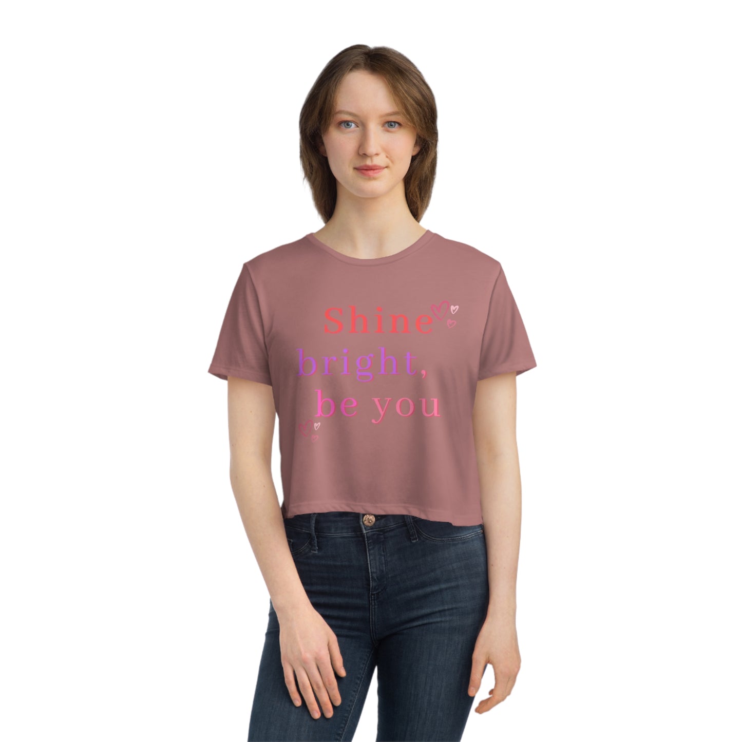 Shine Bright Be You Flowy Tee: Embrace Your Radiant Journey
