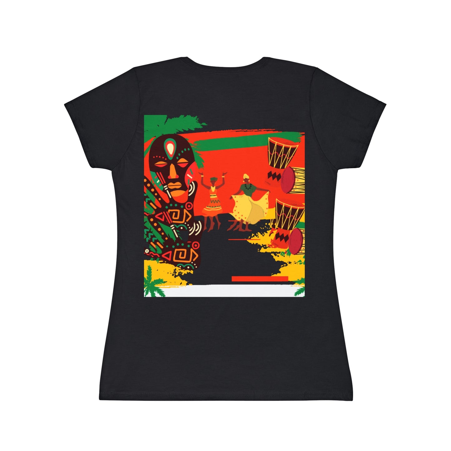 Radiant Caribbean Celebration Tee: Vibrant & Empowering