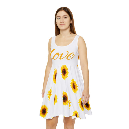 Sunflower Love Skater Dress