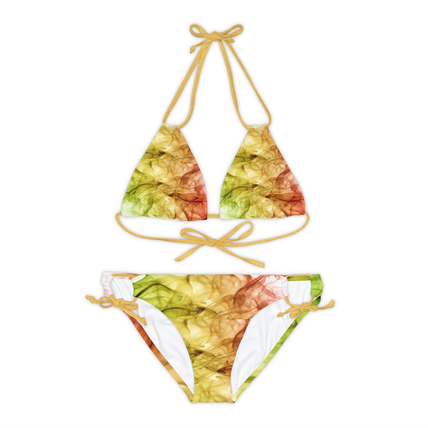Radiant Goddess Strappy Bikini: Embrace Your Feminine Power