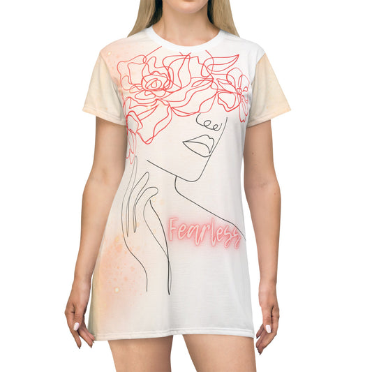 Fearless Floral T-Shirt Dress
