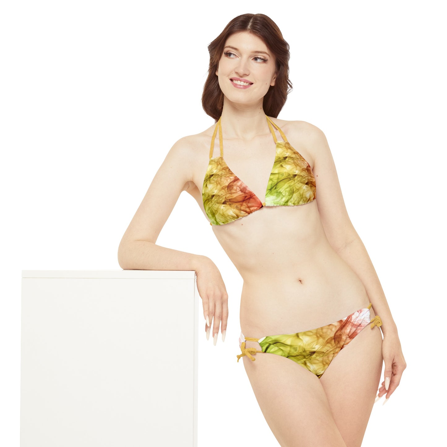 Radiant Goddess Strappy Bikini: Embrace Your Feminine Power