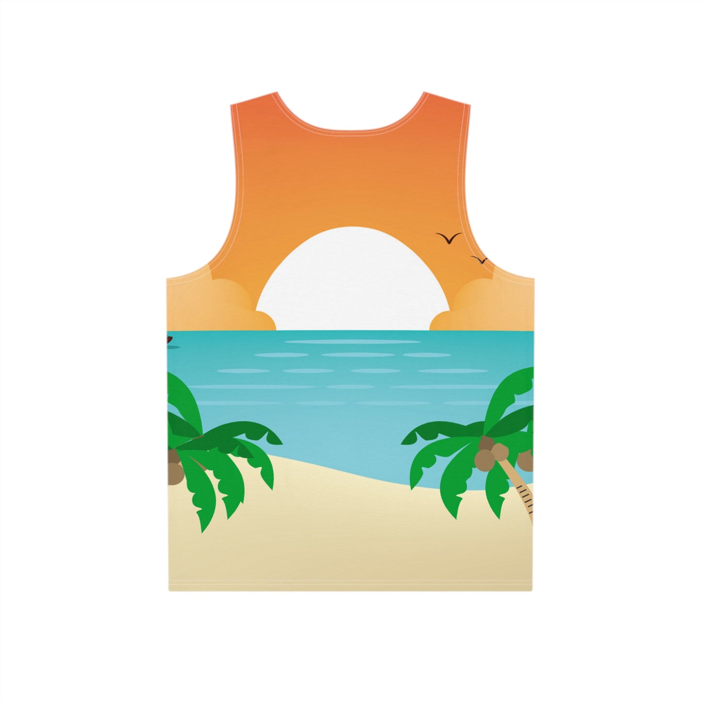 Men's Tank, Tropical Men's Tank, Goat Men's Tank, Beach Tank