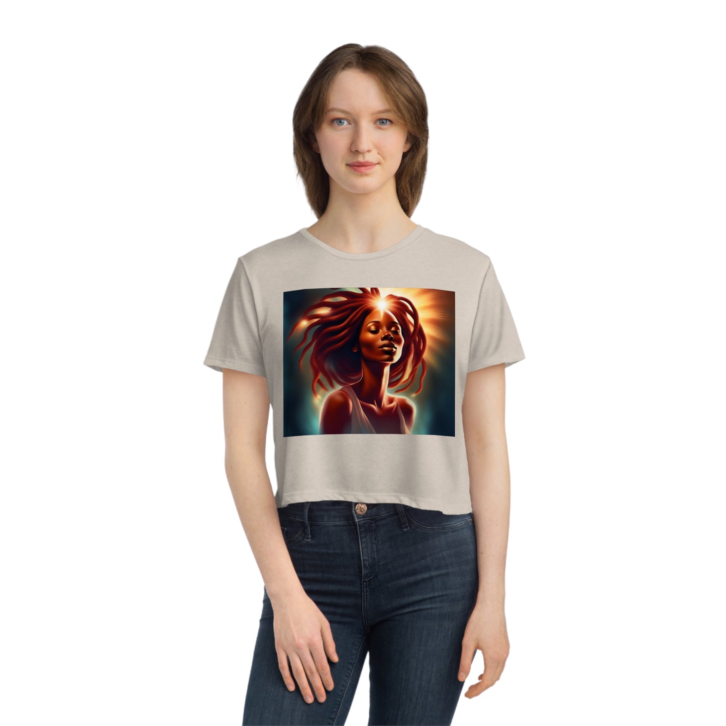 Radiant Journey Flowy Tee: Embrace Self-Love & Growth
