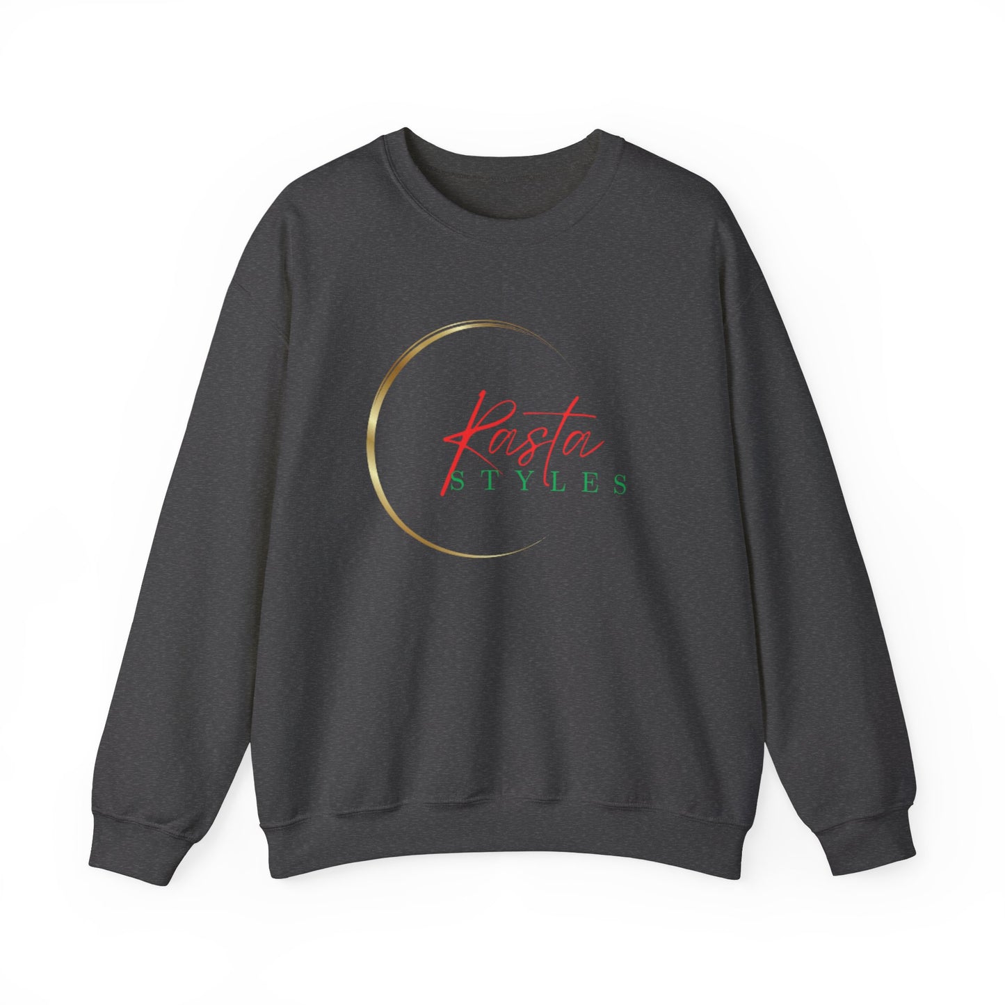 Unisex Heavy Blend Crewneck Sweatshirt, Jamaican Colors Sweatshirt, Rasta Colors Sweatshirt, Colorful Swetshirt