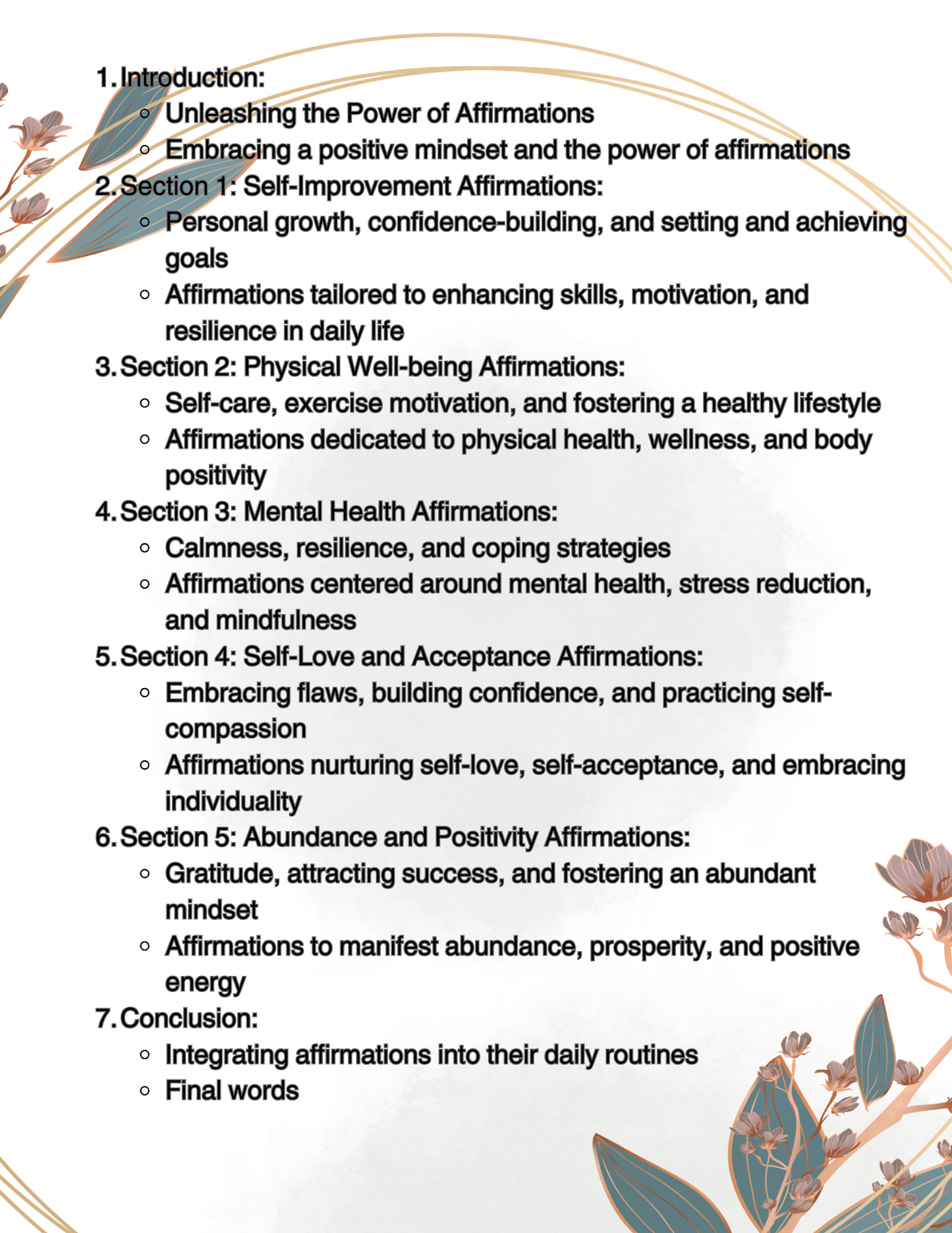 Radiant Affirmations: Empowering Your Journey to Self-Improvement and Abundance