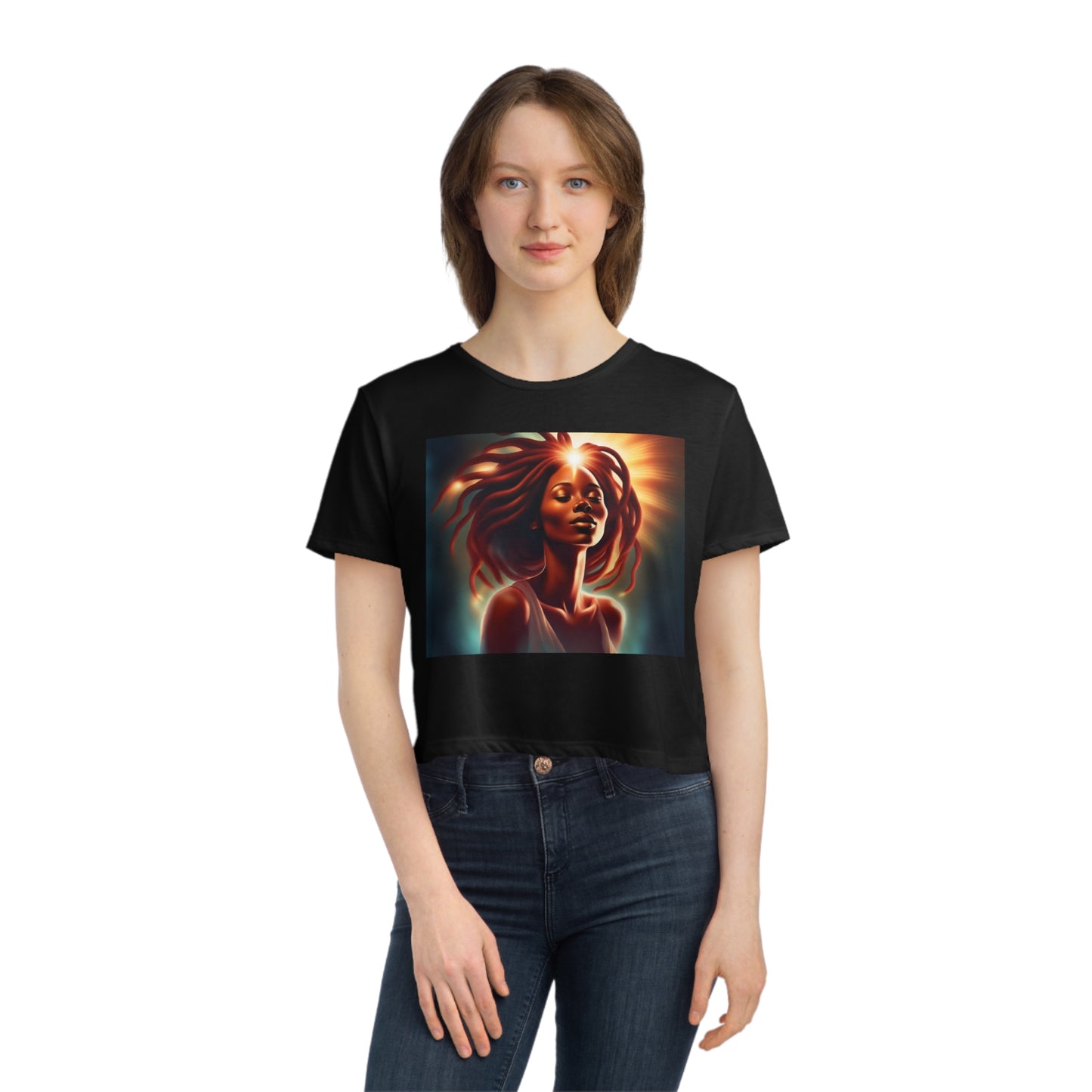 Radiant Journey Flowy Tee: Embrace Self-Love & Growth