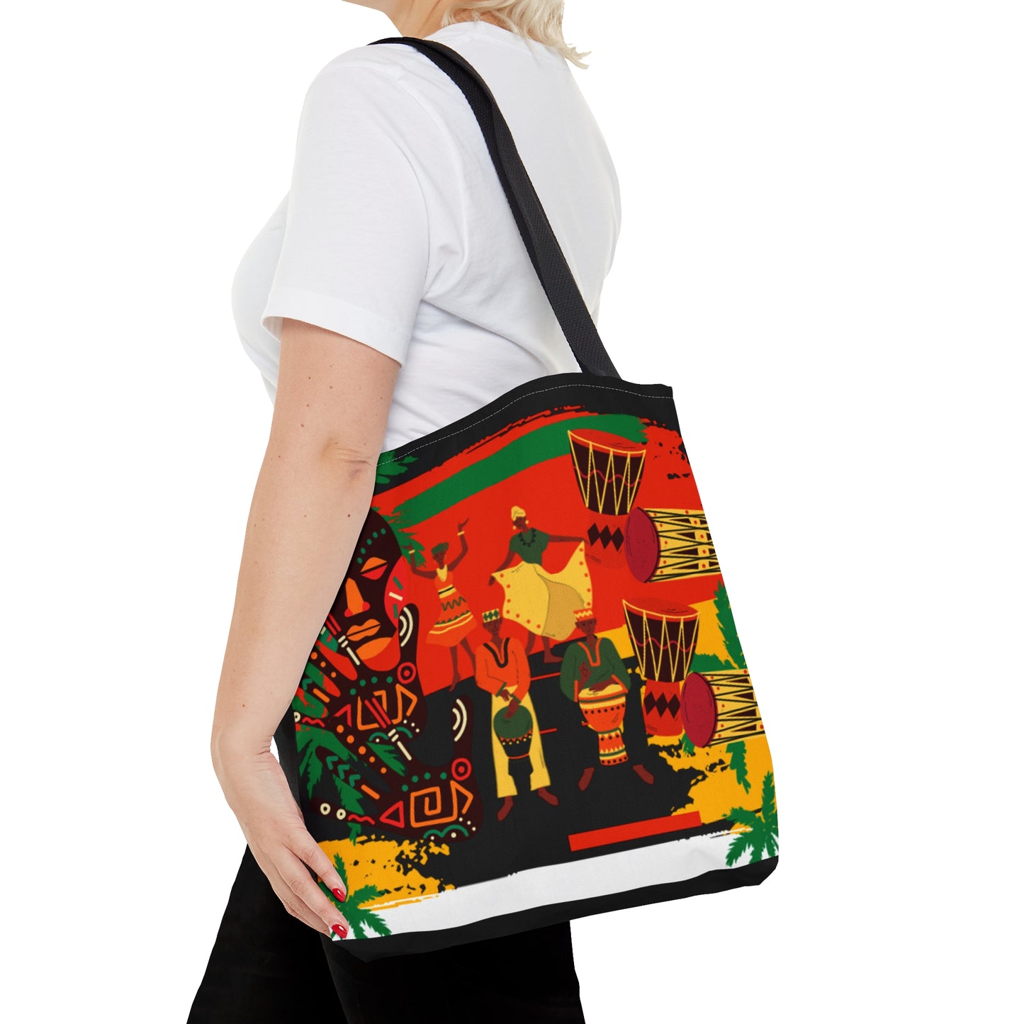 Cultural Fusion Empowerment Tote: Celebrate Afro-Caribbean Heritage
