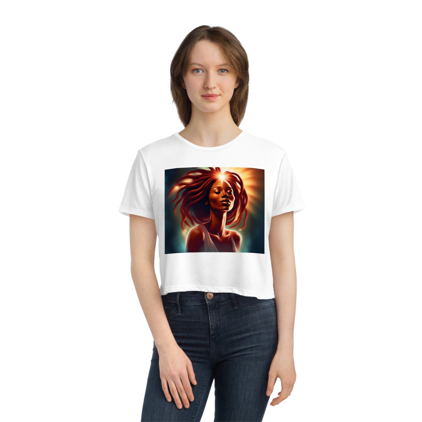 Radiant Journey Flowy Tee: Embrace Self-Love & Growth