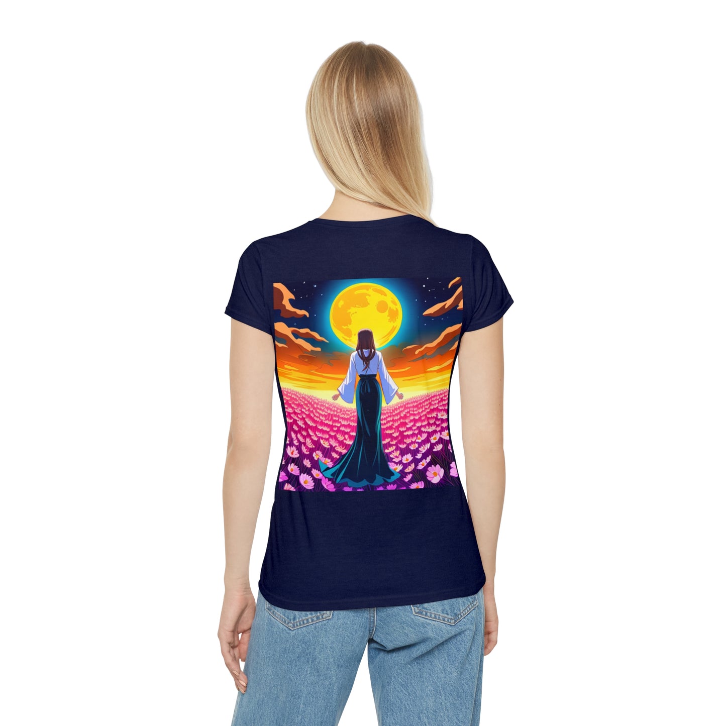 Blooming Radiance Women's Tee: Embrace Your Journey to Self-Love