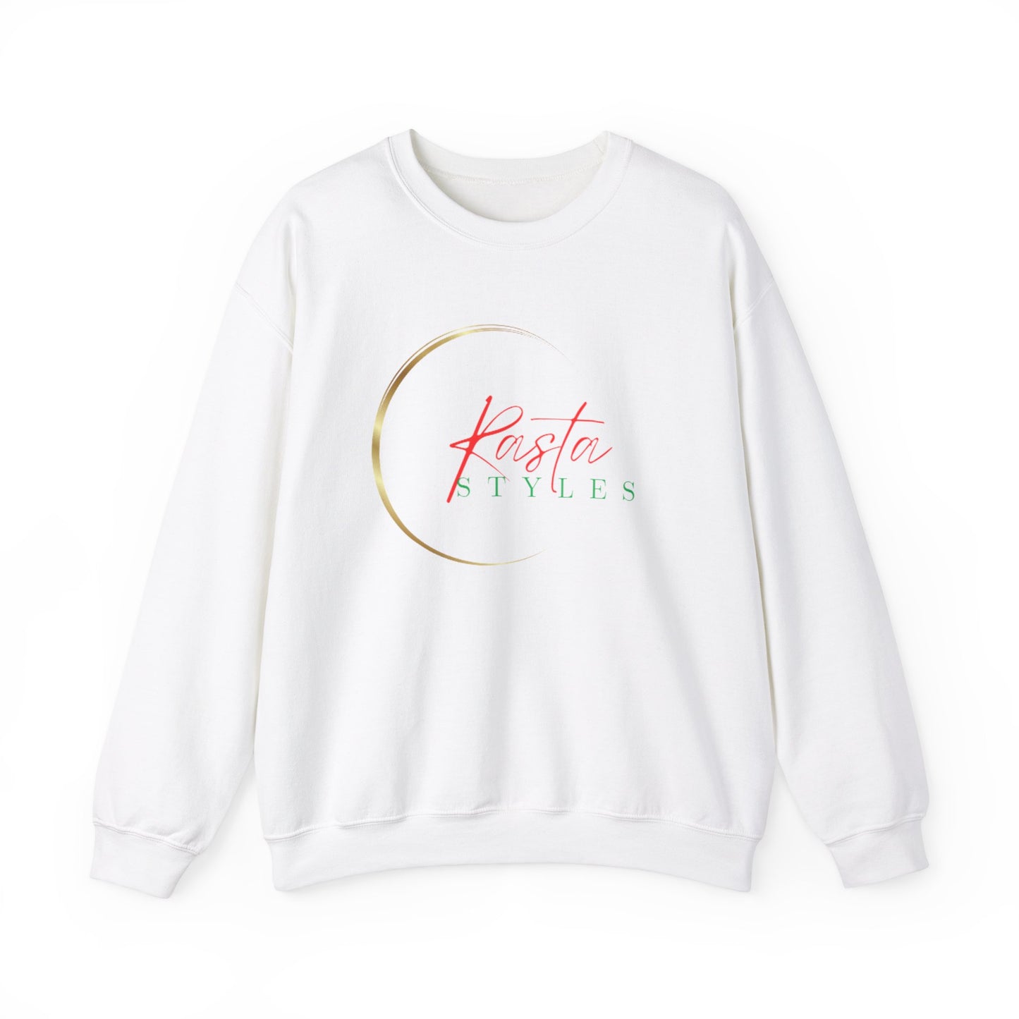 Unisex Heavy Blend Crewneck Sweatshirt, Jamaican Colors Sweatshirt, Rasta Colors Sweatshirt, Colorful Swetshirt