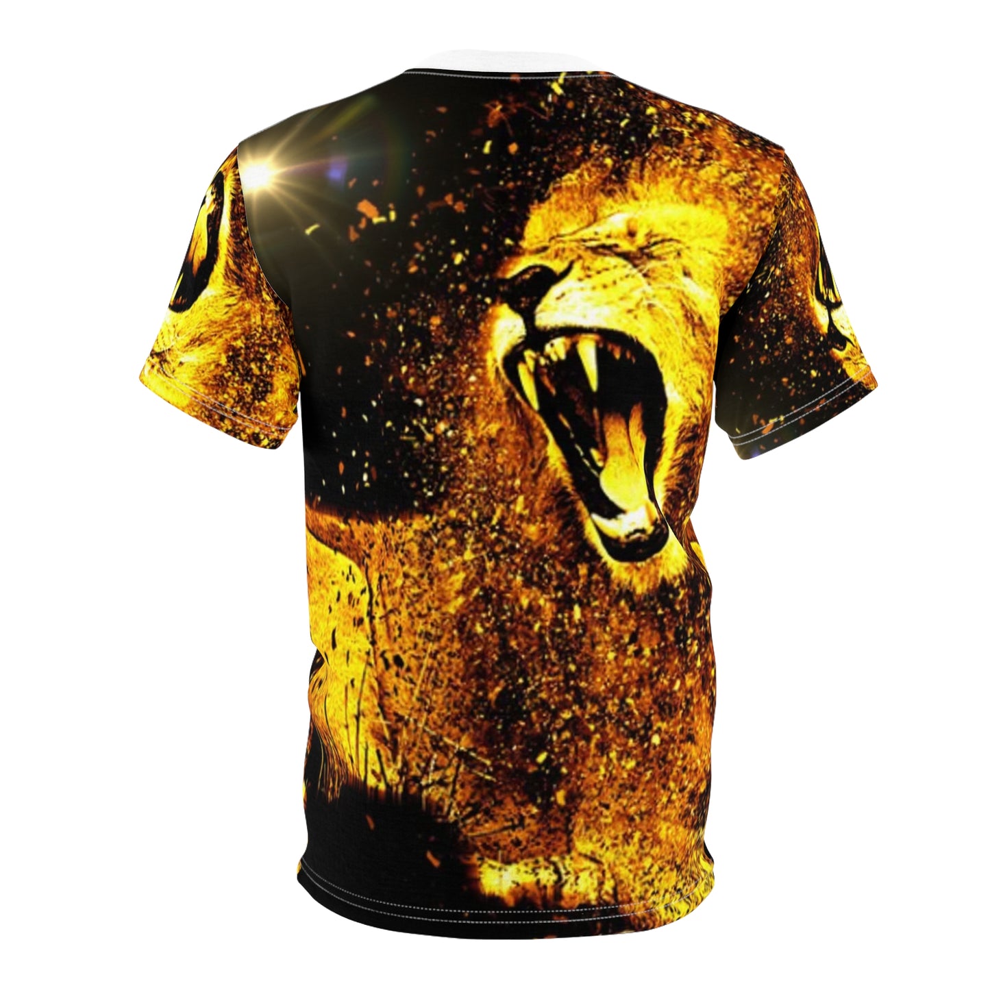 Unisex Cut & Sew Tee, Lion Men's Tee, Animal T-Shirt