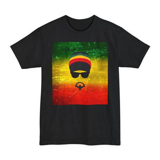 Unisex Tall Beefy-T® T-Shirt, Unique Rasta Design Tall T-Shirt